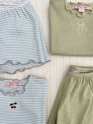 Roli Set (Pale Olive Green) Girls - Sets Konges Sløjd - Kuwait - Saudi Arabia