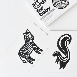0+ Month Baby Sensory Flashcards (Animals) Flashcards Wee Gallery - Kuwait - Saudi Arabia