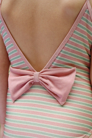 Bowwow Swimsuit (Blush Stripe) Girls - Swimsuits Konges Sløjd - Kuwait - Saudi Arabia