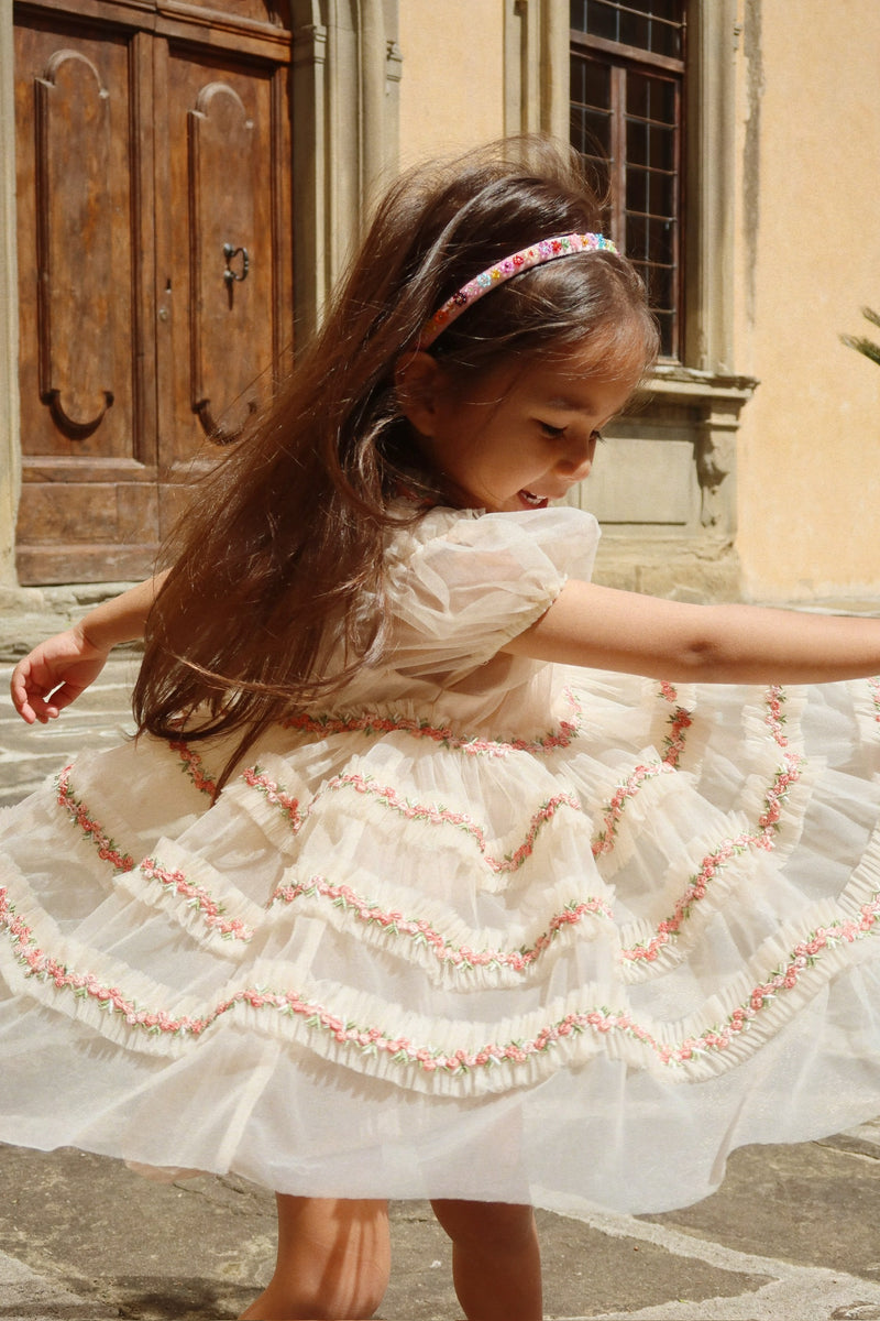Joelle Dress (Buttercream) Dresses Konges Sløjd - Kuwait - Saudi Arabia