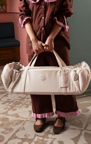 SleepCarrier X (Bouclé White) Mama - Baby Carriers Najell - Kuwait - Saudi Arabia