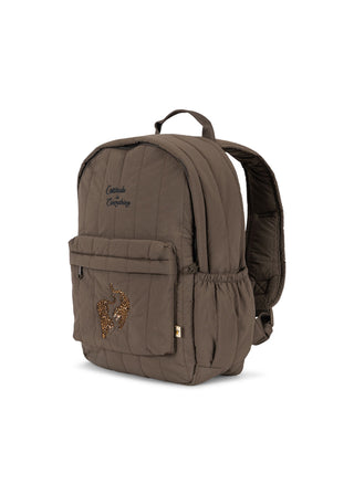 Juno Quilted Backpack (Walnut) Backpacks Konges Sløjd - Kuwait - Saudi Arabia