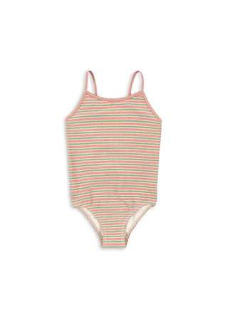 Bowwow Swimsuit (Blush Stripe) Multi Girls - Swimsuits Konges Sløjd - Kuwait - Saudi Arabia