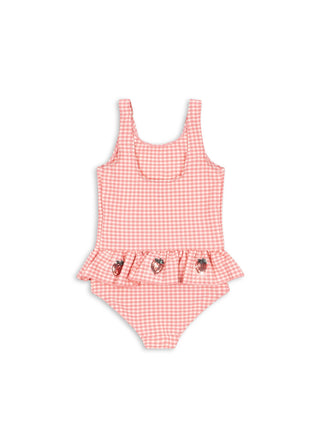 Etta Swimsuit (Geranium Pink) Girls - Swimsuits Konges Sløjd - Kuwait - Saudi Arabia