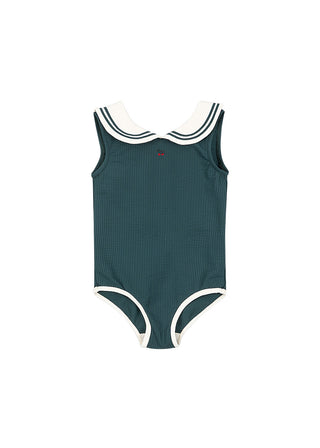 Sailor Swimsuit (Sea Moss) Girls - Swimsuits Konges Sløjd - Kuwait - Saudi Arabia