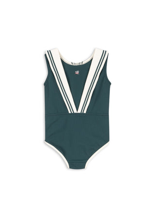 Sailor Swimsuit (Sea Moss) Girls - Swimsuits Konges Sløjd - Kuwait - Saudi Arabia