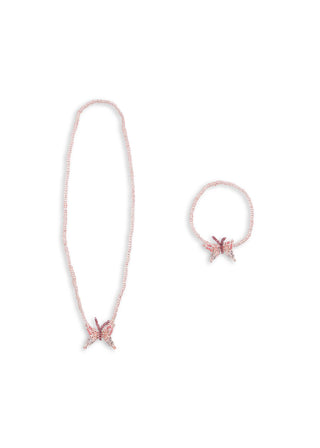 Butterfly Necklace & Bracelet Set (Butterfly) Jewellery Konges Sløjd - Kuwait - Saudi Arabia