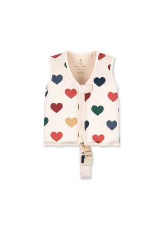 Ellis Swim Vest (Bon Coeur Coloré) Beige Girls - Float Vest Konges Sløjd - Kuwait - Saudi Arabia