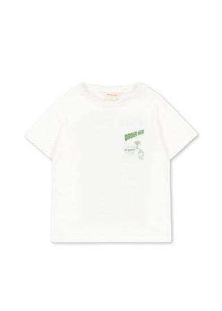 Era T-Shirt (Off White/Fine Dining) White Boys - T-Shirt Konges Sløjd - Kuwait - Saudi Arabia
