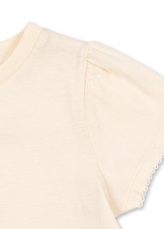 Famo Puff Tee (Ecru) Girls - Tops Konges Sløjd - Kuwait - Saudi Arabia