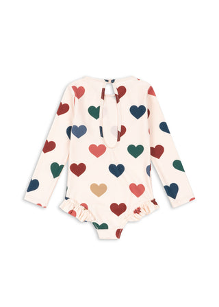 Manuca LS Swimsuit (Bon Coeur Coloré) Girls - Swimsuits Konges Sløjd - Kuwait - Saudi Arabia