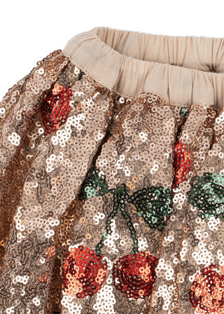 Starla Sequin Skirt (Ma Grande Cerise Blush)