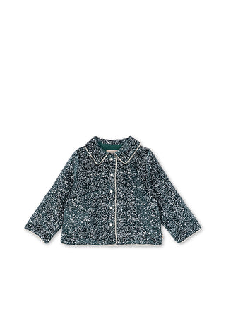 Viola Shiny Velvet Jacket (Green)
