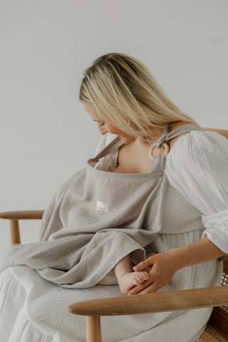 Nursing Cover (Taupe Beige) OS Beige Mama - Nursing Cover Tisu - Kuwait - Saudi Arabia