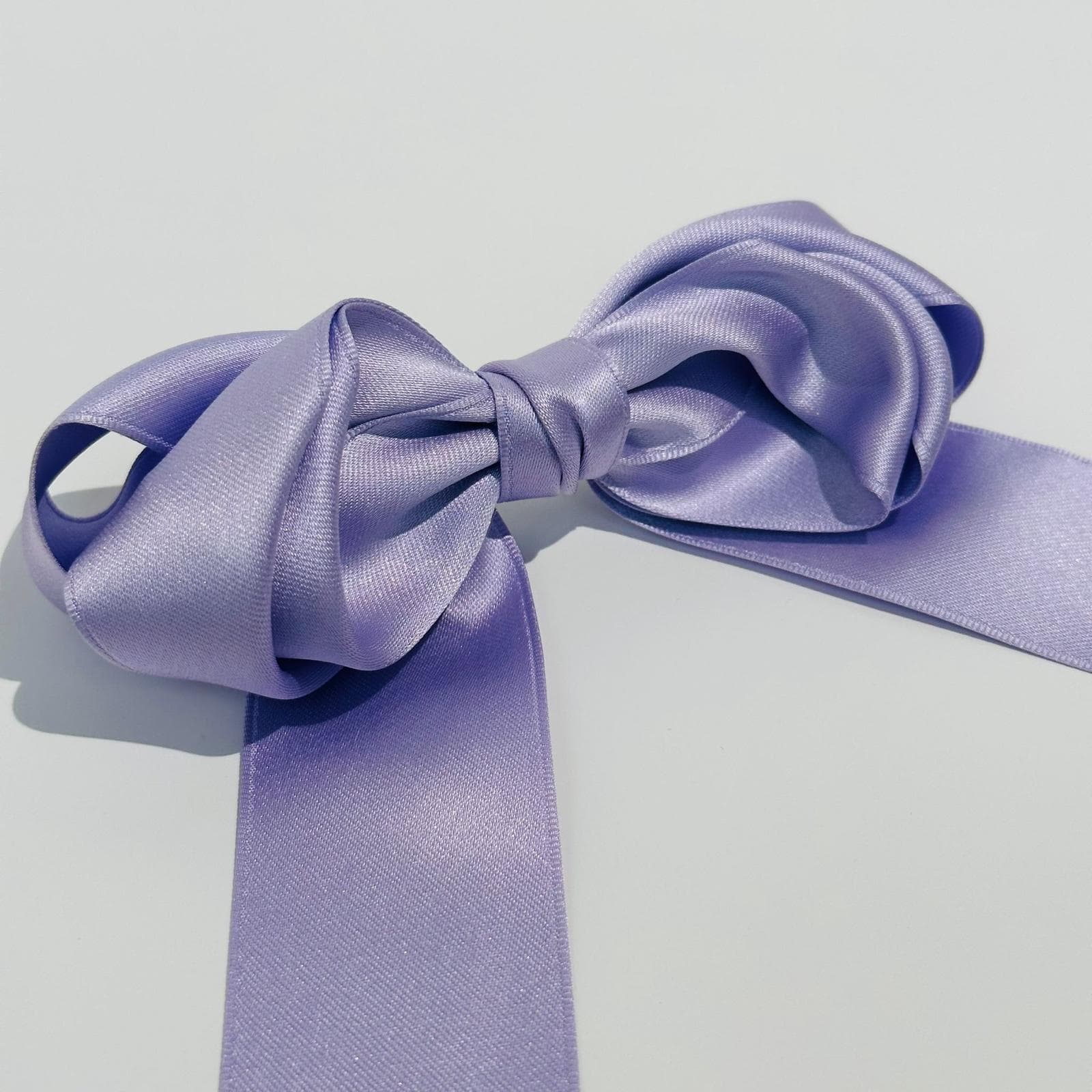 Olea Ribbon Hair Clips (Purple)