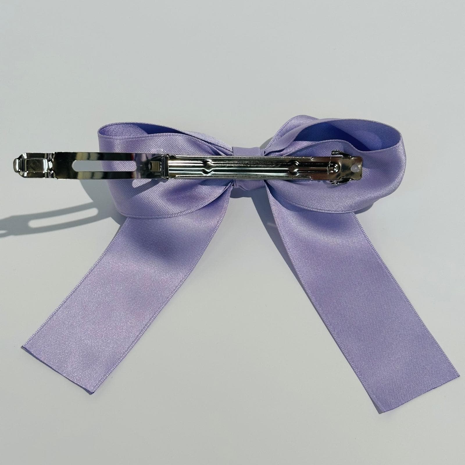 Olea Ribbon Hair Clips (Purple)
