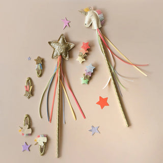Rainbow Shooting Star Clips Girls - Hairclips Rockahula - Kuwait - Saudi Arabia
