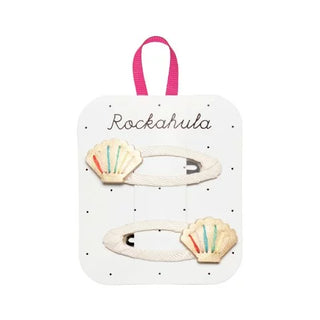 Rainbow Shell Clips Girls - Hairclips Rockahula - Kuwait - Saudi Arabia