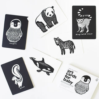 0+ Month Baby Sensory Flashcards (Animals) Flashcards Wee Gallery - Kuwait - Saudi Arabia